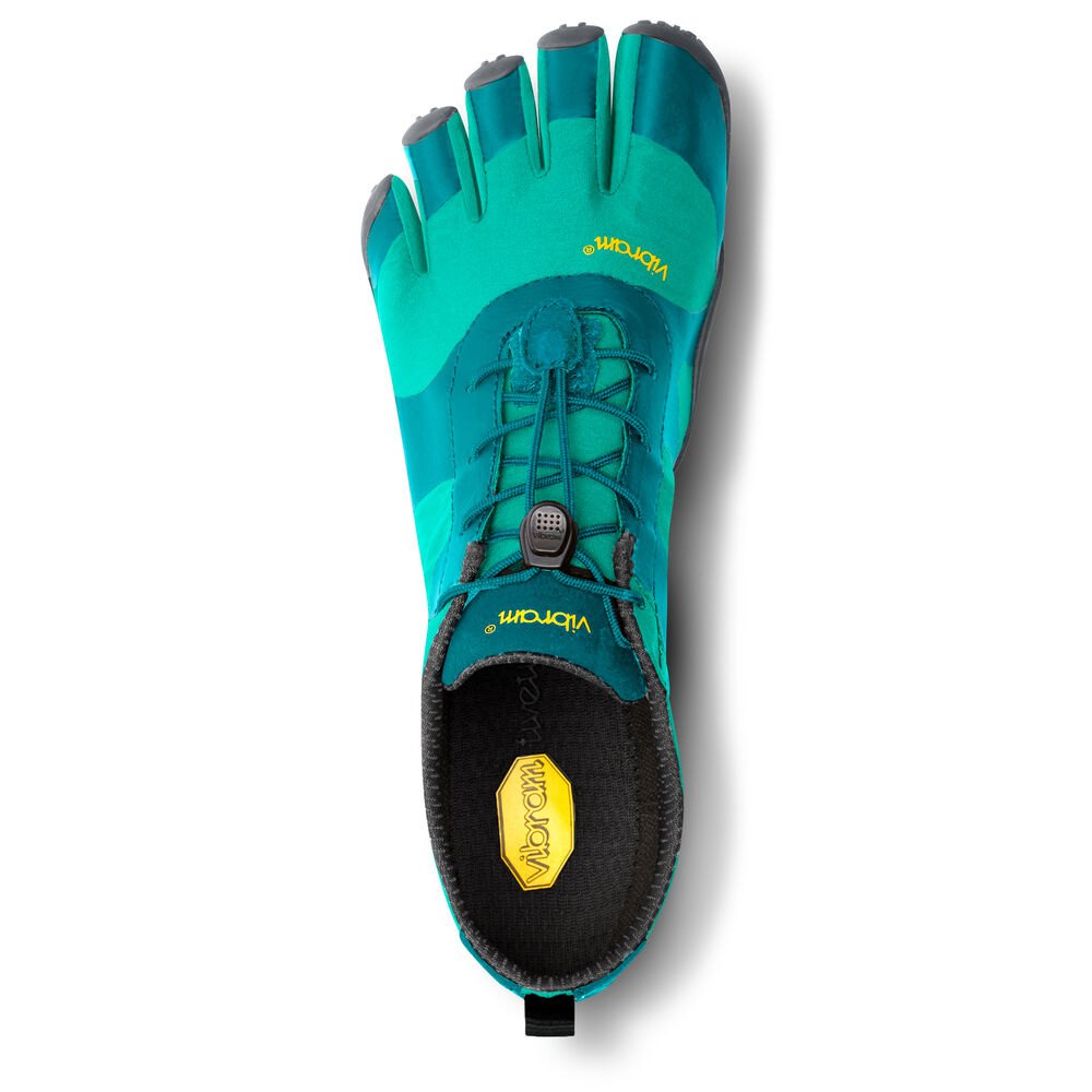 Vibram Five Fingers Womens Trail Shoes - Turquoise/Blue - V-Alpha - 08459-TDOL